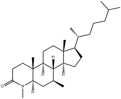 (4aR,4bS,6aR,7R,9aS,9bS,10S,11aR)-7-[(1R)-1,5-Dimethylhexyl]hexadecahydro-1,4a,6a,10-tetramethyl-2H-indeno[5,4-f]quinolin-2-one Structure