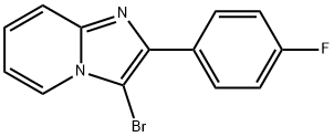 Imidazo[1,2-a]pyridine, 3-bromo-2-(4-
fluorophenyl)- Struktur