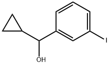 cyclopropyl(3-iodophenyl)methanol Struktur