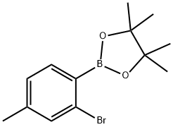 2-Bromo-4-methylphenylboronic acid pinacol ester Struktur