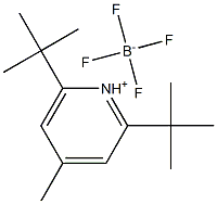 2,6-di-tert-butyl-4-methylpyridinium tetrafluoroborate Struktur