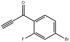 1-(4-溴-2-氟苯基)丙-2-炔-1-酮,1601693-72-4,结构式