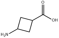 3-amino-cyclobutanecarboxylic acid Struktur