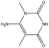 6-amino-1,5-dimethylpyrimidine-2,4(1H,3H)-dione Structure