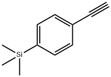 (4-エチニルフェニル)トリメチルシラン 化学構造式