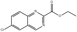 ethyl 6-chloroquinazoline-2-carboxylate Struktur