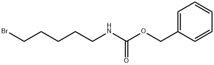 (5-溴戊基)氨基甲酸苄酯 结构式