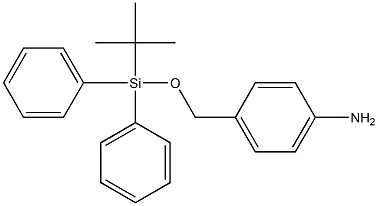 4-Aminobenzyl tert-butyldiphenylsilyl ether 结构式