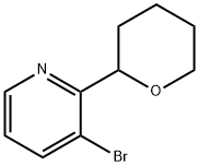 3-BROMO-2-(2-TETRAHYDROPYRANYL)PYRIDINE, 1622834-35-8, 结构式