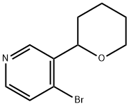 4-Bromo-3-(oxan-2-yl)pyridine Struktur