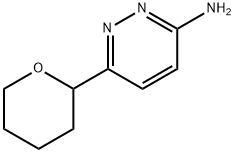 3-AMINO-6-(2-TETRAHYDROPYRANYL)PYRIDAZINE Structure