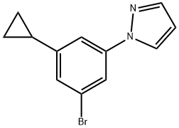 1622839-81-9 1-(3-bromo-5-cyclopropylphenyl)-1H-pyrazole