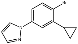 1622839-98-8 1-(4-bromo-3-cyclopropylphenyl)-1H-pyrazole