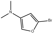 2-Bromo-4-(dimethylamino)furan, 1622840-10-1, 结构式
