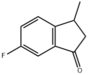 6-氟-3-甲基-2,3-二氢-1H-茚-1-酮, 162549-02-2, 结构式