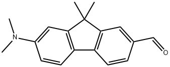 7-二甲氨基-9,9-二甲基芴-2-甲醛, 1627118-52-8, 结构式