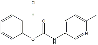 PHENYL 6-METHYLPYRIDIN-3-YLCARBAMATE HYDROCHLORIDE 结构式