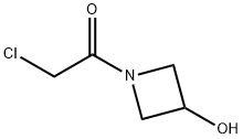 2-chloro-1-(3-hydroxyazetidin-1-yl)ethanone, 1628263-61-5, 结构式