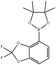 2-(2,2-DIFLUOROBENZO[D][1,3]DIOXOL-4-YL)-4,4,5,5-TETRAMETHYL-1,3,2-DIOXABOROLANE 结构式