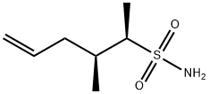 (2R,3S) 5-hexene-2-sulfonamide, 3-methyl 结构式