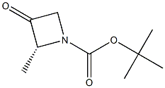 1-氮丁啶羧酸,2-甲基-3-氧代,1,1-二甲基乙基酯,(2R)-, 1638744-93-0, 结构式