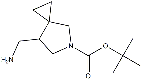 tert-butyl 7-(aminomethyl)-5-azaspiro[2.4]heptane-5-carboxylate 结构式