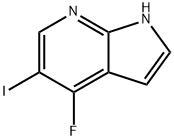 4-fluoro-5-iodo-1H-pyrrolo[2,3-b]pyridine, 1638765-44-2, 结构式