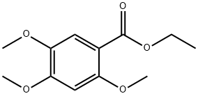 Benzoic acid, 2,4,5-trimethoxy-, ethyl ester Struktur