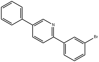 2-(3-Bromophenyl)-5-phenylpyridine Structure