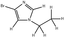 4-Bromo-1-ethylimidazole-d7 Structure