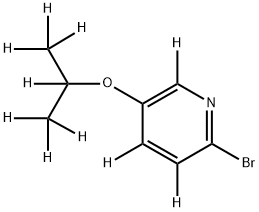 2-Bromo-5-(iso-propoxy)pyridine-d10 Structure