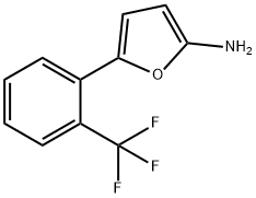 2-Amino-5-(2-trifluoromethylphenyl)furan 结构式