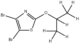 4,5-Dibromo-2-(iso-propoxy-d7)-thiazole Structure