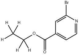 2-Bromo-4-(ethoxy-d5-carbonyl)-pyridine Structure