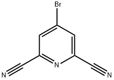 4-溴吡啶-2,6-二腈, 1643577-45-0, 结构式