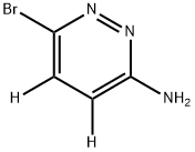 3-Amino-6-bromopyridazine-4,5-d2 Structure