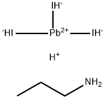 CH3CH2CH2NH3PbI3
(PAPbI3), 1646171-78-9, 结构式