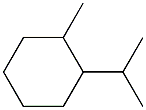 Cyclohexane,1-methyl-2-(1-methylethyl)- Struktur