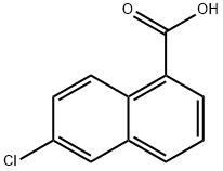 6-氯-1-萘甲酸,16650-53-6,结构式