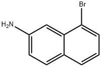 8-溴萘-2-胺 结构式