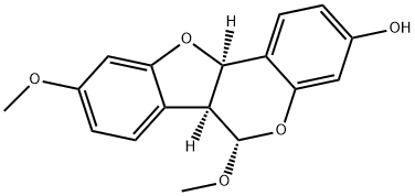 6a,11a-Dihydro-6,9-dimethoxy-6H-benzofuro[3,2-c][1]benzopyran-3-ol Structure