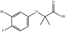 1680208-46-1 2-(3-Bromo-4-fluorophenoxy)-2-methylpropanoic acid