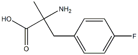 4-Fluoro-a-methyl-DL-phenylalanine, 16855-12-2, 结构式