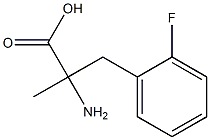 2-amino-3-(2-fluorophenyl)-2-methylpropanoic acid Structure