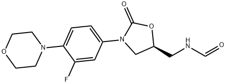 168828-65-7 (S)-N-((3-(3-fluoro-4-morpholinophenyl)-2-oxooxazolidin-5- yl)methyl)formamide