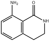 8-アミノ-3,4-ジヒドロイソキノリン-1(2H)-オン 化学構造式