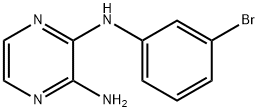 N2-(3-bromophenyl)pyrazine-2,3-diamine,1691682-14-0,结构式