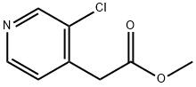 methyl 2-(3-chloropyridin-4-yl)acetate Structure