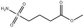 4-スルファモイルブタン酸メチル 化学構造式