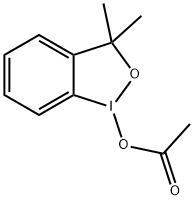 1-乙酰氧基-1,3-二氢-3,3-二甲基-1,2-苯并碘氧戊环, 175786-58-0, 结构式